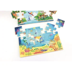 Beleduc Puzzles>Puzzle 45 PCS Bois Des Drofondeurs Marines au Cosmos