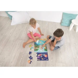 Beleduc Puzzles>Puzzle 45 PCS Bois Des Drofondeurs Marines au Cosmos