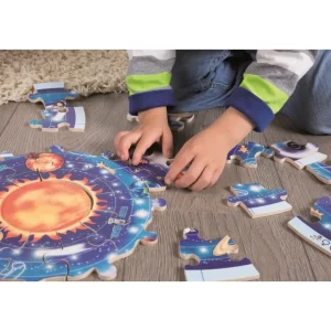 Beleduc Puzzles | Astronomie, Géographie Et Biologie>Puzzle 49 PCS Bois Éducatif pour Enfant Astronomie