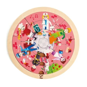 Hape Toys Puzzles>Puzzle 19 PCS Bois pour Enfant La Ronde des Métiers