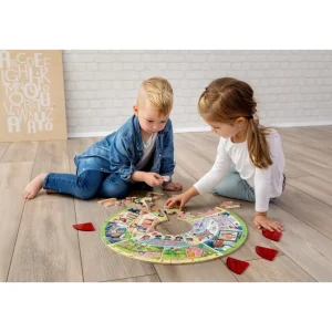 Beleduc Puzzles>Puzzle 52 PCS Bois pour Enfant Graine de Détective