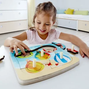 Hape Toys Puzzles>Puzzle 11 PCS Bois Vol en Montgolfière Enfant