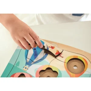 Hape Toys Puzzles>Puzzle 11 PCS Bois Vol en Montgolfière Enfant