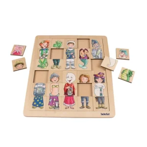 Beleduc Puzzles>Puzzle 30 PCS en Bois pour Enfant - Méli-mélo