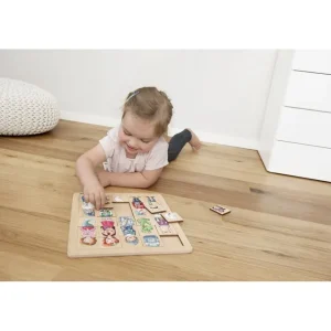 Beleduc Puzzles>Puzzle 30 PCS en Bois pour Enfant - Méli-mélo