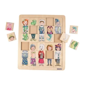 Beleduc Puzzles>Puzzle 30 PCS en Bois pour Enfant - Méli-mélo