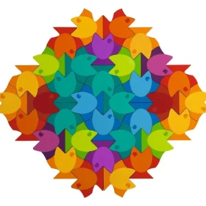 Haba Puzzles>Puzzle 48 Pièces en Bois Mandala Aquatique Enfant