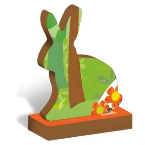 Ludattica Puzzles>Puzzle 48 Pièces en Bois pour Enfant - Ours