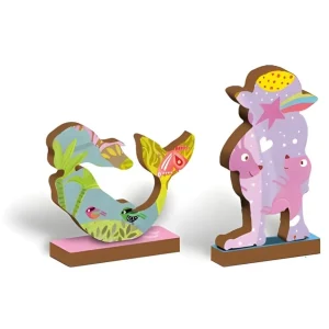 Ludattica Puzzles>Puzzle 48 Pièces en Bois pour Enfant - Licorne