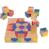 Beleduc Couleurs Et Formes>Puzzle Cubes en Bois pour Enfant - Mosaïque