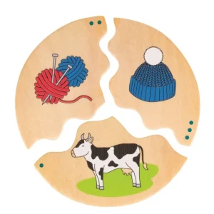 Beleduc Puzzles | Astronomie, Géographie Et Biologie>Puzzle Éducatif Enfant 30 PCS Bois Transformation