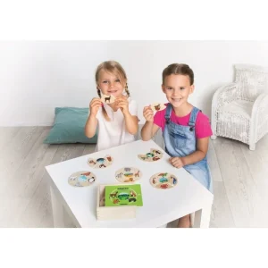 Beleduc Puzzles | Astronomie, Géographie Et Biologie>Puzzle Éducatif Enfant 45 PCS Bois Habitat Naturel