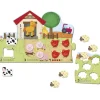 Goula Chiffres Et Calcul>Puzzle en bois éducatif - Compter à la ferme