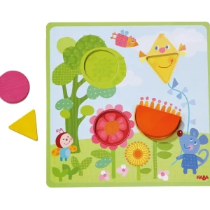 Haba Puzzles Premier Âge>Puzzle en Bois pour Bébé - Rond comme le soleil
