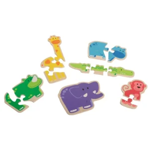Beleduc Puzzles Premier Âge>Puzzle en bois pour enfant - Animaux de la savane