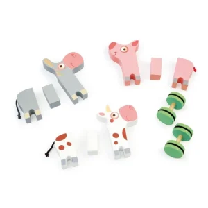 Scratch Puzzles Premier Âge>Puzzle 1er Âge Magnétique en Bois Petite Ménagerie