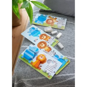 Haba Puzzles Premier Âge>Puzzle Premier Âge en Bois - Les 3 Amis Acrobates