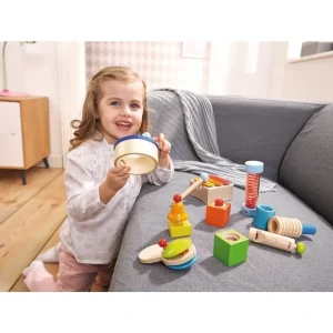 Haba Jouets Musicaux>Set d'Instruments de Musique en Bois pour Enfant