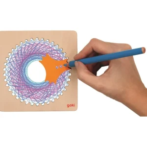 Goki Loisirs Créatifs>Spirographe en Bois pour Enfant