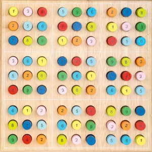 Small Foot Logique Et Raisonnement>Sudoku en Bois Multicolore pour Enfant