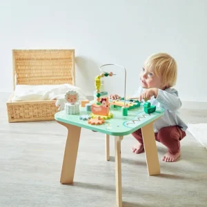 Janod Bouliers, Looping Et Tables Multi-activités>Table d'Activités Jolie Prairie en Bois pour Bébé