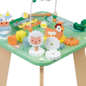 Janod Bouliers, Looping Et Tables Multi-activités>Table d'Activités Jolie Prairie en Bois pour Bébé