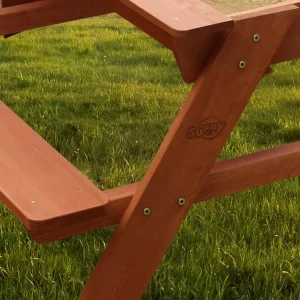 Sunny Sport Et Activités D'extérieur>Table de Pique-nique en Bois avec Jeux d’Eau et de Sable pour Enfant