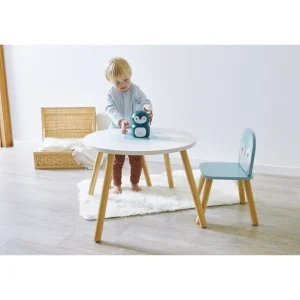 Janod Mobilier Enfant>Table et 2 Chaises en Bois Banquise pour Enfants