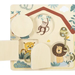 Small Foot Bouliers, Looping Et Tables Multi-activités>Tableau d'Activités Enfant Montessori - Verrous