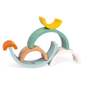 Janod Jouets À Tirer Et À Pousser>Tortue Arc-En-Ciel Sweet Cocoon en Bois à Tirer Bébé