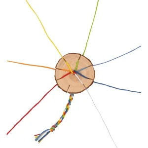 Goki Loisirs Créatifs>Tricotin en Bois Brut pour Enfant
