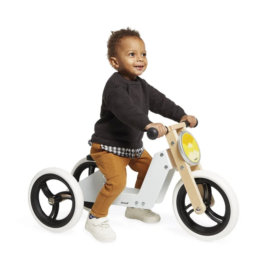 tricycle_et_draisienne__e_2-3.webp Janod Draisiennes Et Tricycles>Tricycle et Draisienne 2 en 1 Bois Moto pour Enfant