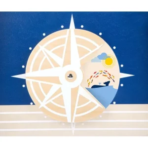 Small Foot Trotteurs Et Chariots De Marche>Trotteur Voyage Marin en Bois pour Bébé