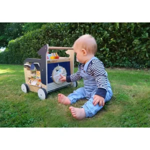 Small Foot Trotteurs Et Chariots De Marche>Trotteur Voyage Marin en Bois pour Bébé