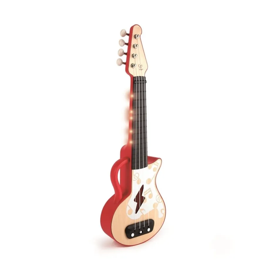 ukull_lectrique_en_bois_p_0.webp Hape Toys Instruments De Musique>Ukulélé électrique en bois pour enfant