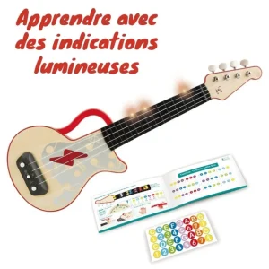 Hape Toys Instruments De Musique>Ukulélé électrique en bois pour enfant