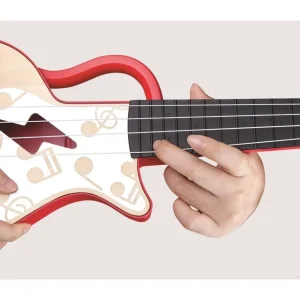 Hape Toys Instruments De Musique>Ukulélé électrique en bois pour enfant