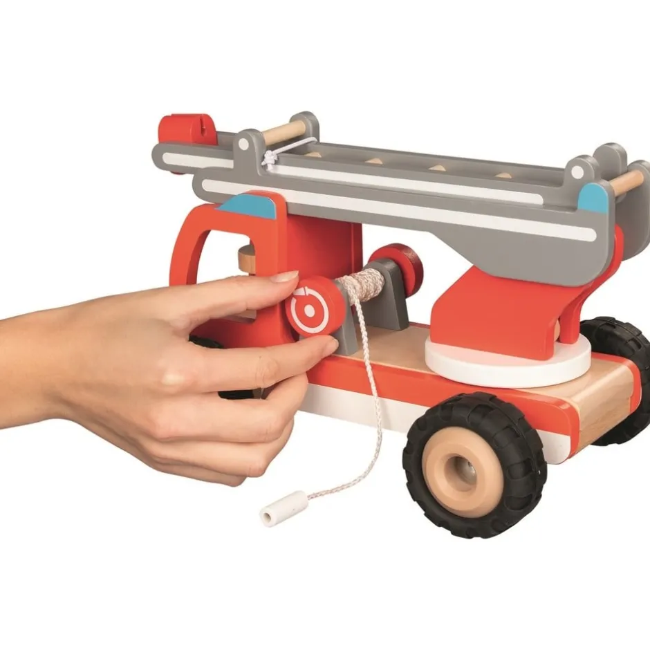 vhicule_secouriste_en_boi_3.webp Goki Véhicules Et Garages>Véhicule Secouriste en Bois pour Enfant